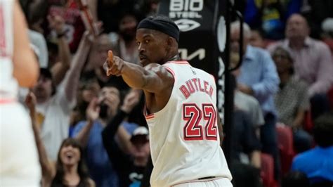 Jimmy Butler seizes a needed moment as Heat hold off Cavaliers, Mitchell 119-115